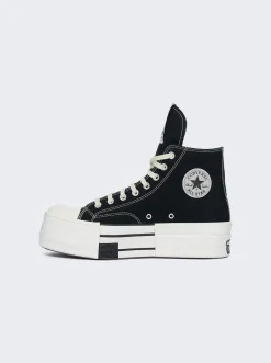 Rick Owens DRKSHDW X Converse Dbl Drkstar Hi Sneakers Black