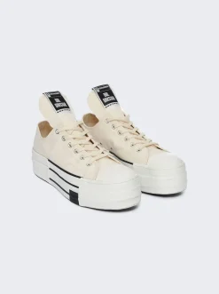 Rick Owens DRKSHDW X Converse Dbl Drkstar Ox Sneakers Natural