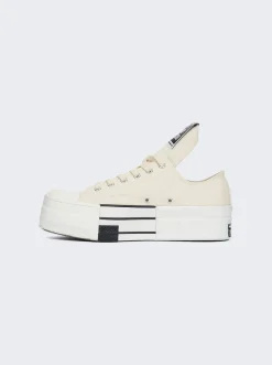 Rick Owens DRKSHDW X Converse Dbl Drkstar Ox Sneakers Natural
