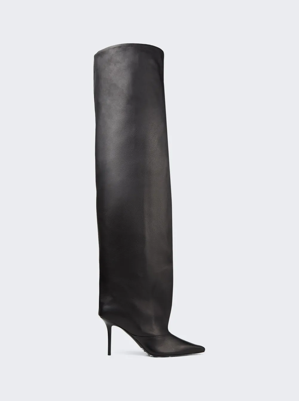 Jimmy Choo X Jean Paul Gaultier Cuff Boots Denim And Black