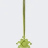 Loewe X Paula'S Ibiza Frog Airtag Case Green And Yellow