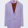ZEGNA X The Elder Statesman Corduroy Jacket Purple
