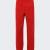 ZEGNA X The Elder Statesman Corduroy Jogger Pants Red