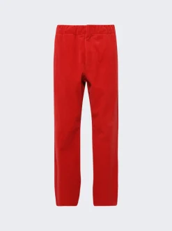 ZEGNA X The Elder Statesman Corduroy Jogger Pants Red