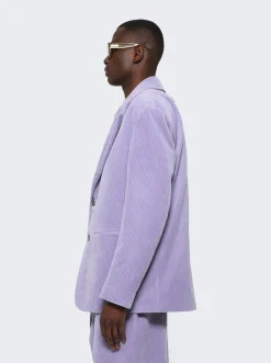 ZEGNA X The Elder Statesman Corduroy Jacket Purple