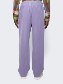 ZEGNA X The Elder Statesman Corduroy Jogger Pants Purple