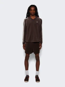 Adidas X Wales Bonner Classic Twill Shorts Dark Brown