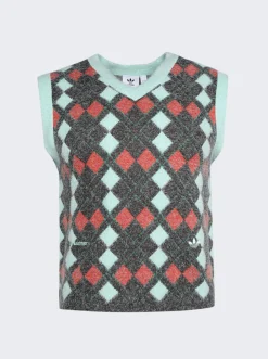 Adidas X Wales Bonner Knit Vest Multicolor