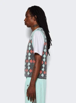 Adidas X Wales Bonner Knit Vest Multicolor